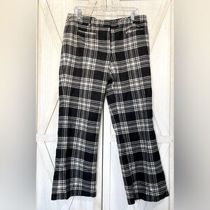 LL. Bean Signature Wool Worm Winter Plaid Pants‎ Trousers Size 14